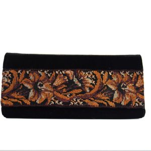 Velvet clutch - Black