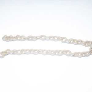 Beaded Strap - silver