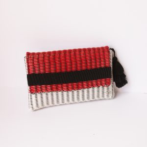 Clutch Beaded Bag - Red