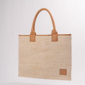 Cotton-Maguey Tote Bag - Camel
