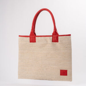 Cotton-Maguey Tote Bag - Red