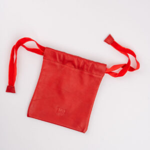 Leather Mini Bag - Red