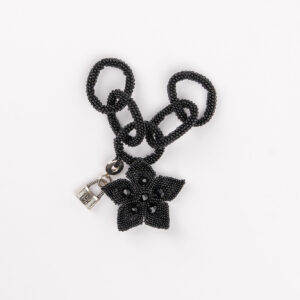 Flower Charm - Black
