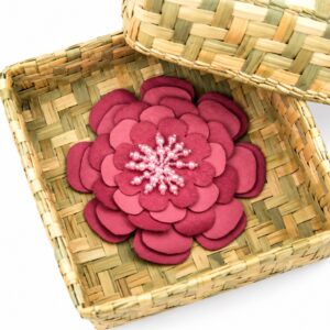 Florecer Flower Brooch - pink