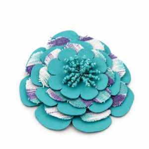Florecer Flower Brooch - Aqcua