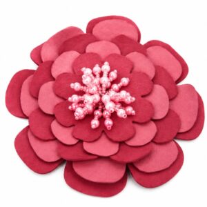 Florecer Flower Brooch - pink