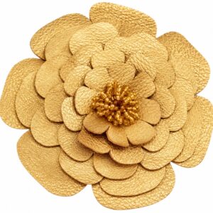 Florecer Convertible Flower Belt & Brooch - gold