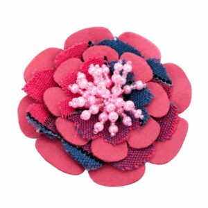 Florecer Flower Brooch - fucsia