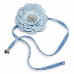 FLORECER Flower Corsage - Light Blue