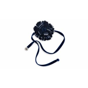 Florecer Flower Corsage - blue marine