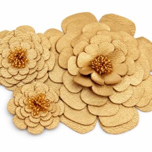 Florecer Flower Brooch - gold
